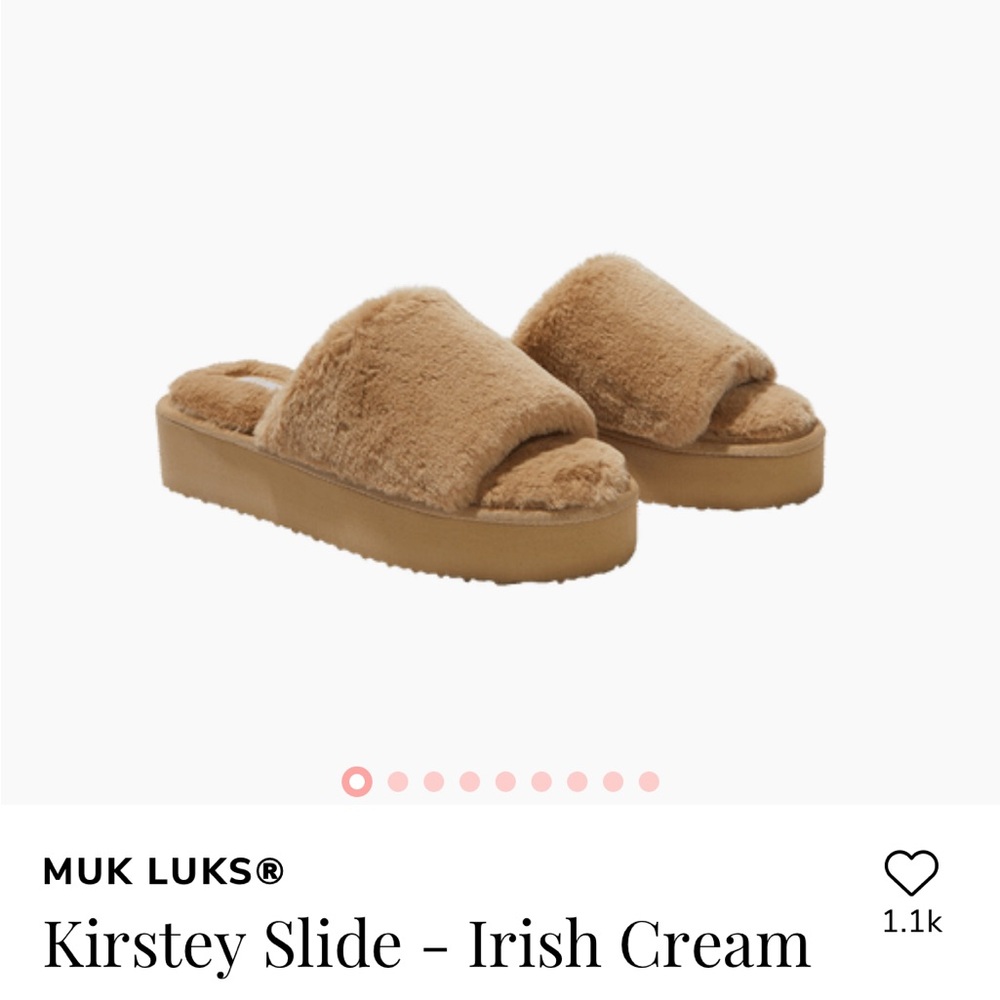 MUK LUKS “Irish Cream” (M 7-8) KIRSTEY WOMEN’S SLIDES/SLIPPERS!